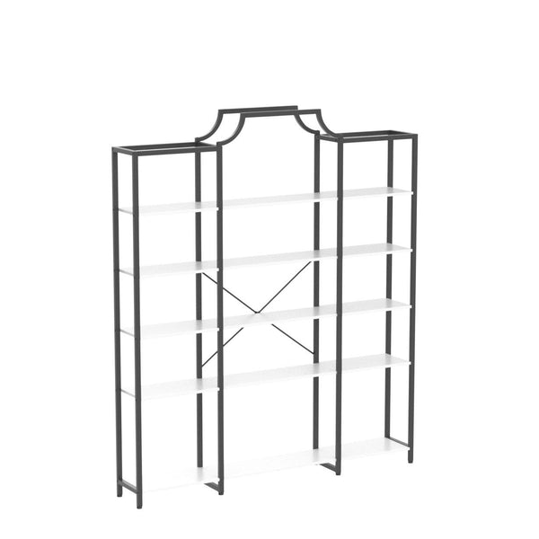 Triple Wide 5-Tier Bookshelf
