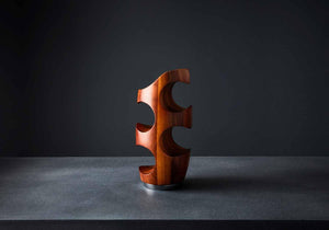 Acacia Wood Countertop Wine Rack 4 Bottle