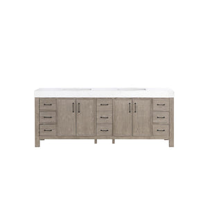 84" Free Standing Double Basin Vanity Set