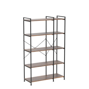 5-Tier Deformable Corner Bookshelf