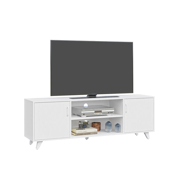63" TV Stand with Doors and Shelves