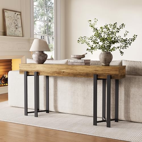 63-Inch Industrial Console Table