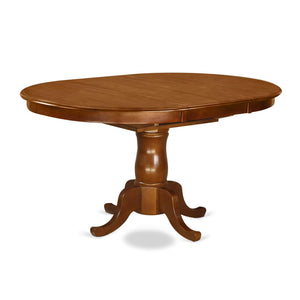 7-Piece Oval Dining Table Set with 6 Upholstered Chairs