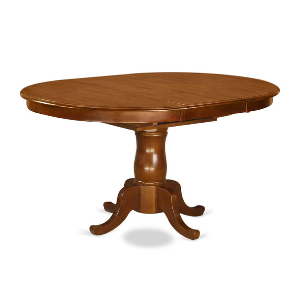 7-Piece Oval Dining Table Set with 6 Upholstered Chairs