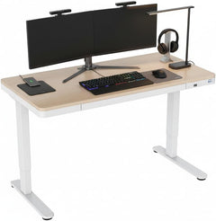 Electric Standing Desk with Drawer – Adjustable Height Sit-Stand Desk