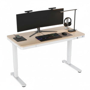 Electric Standing Desk with Drawer – Adjustable Height Sit-Stand Desk