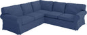 IKEA Ektorp Corner Sofa Slipcover Set – Cotton Replacement Cover