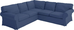 IKEA Ektorp Corner Sofa Slipcover Set – Cotton Replacement Cover