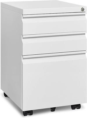 Metal Lateral File Cabinet with Lock – 2-Drawer Home Office Filing Cabinet