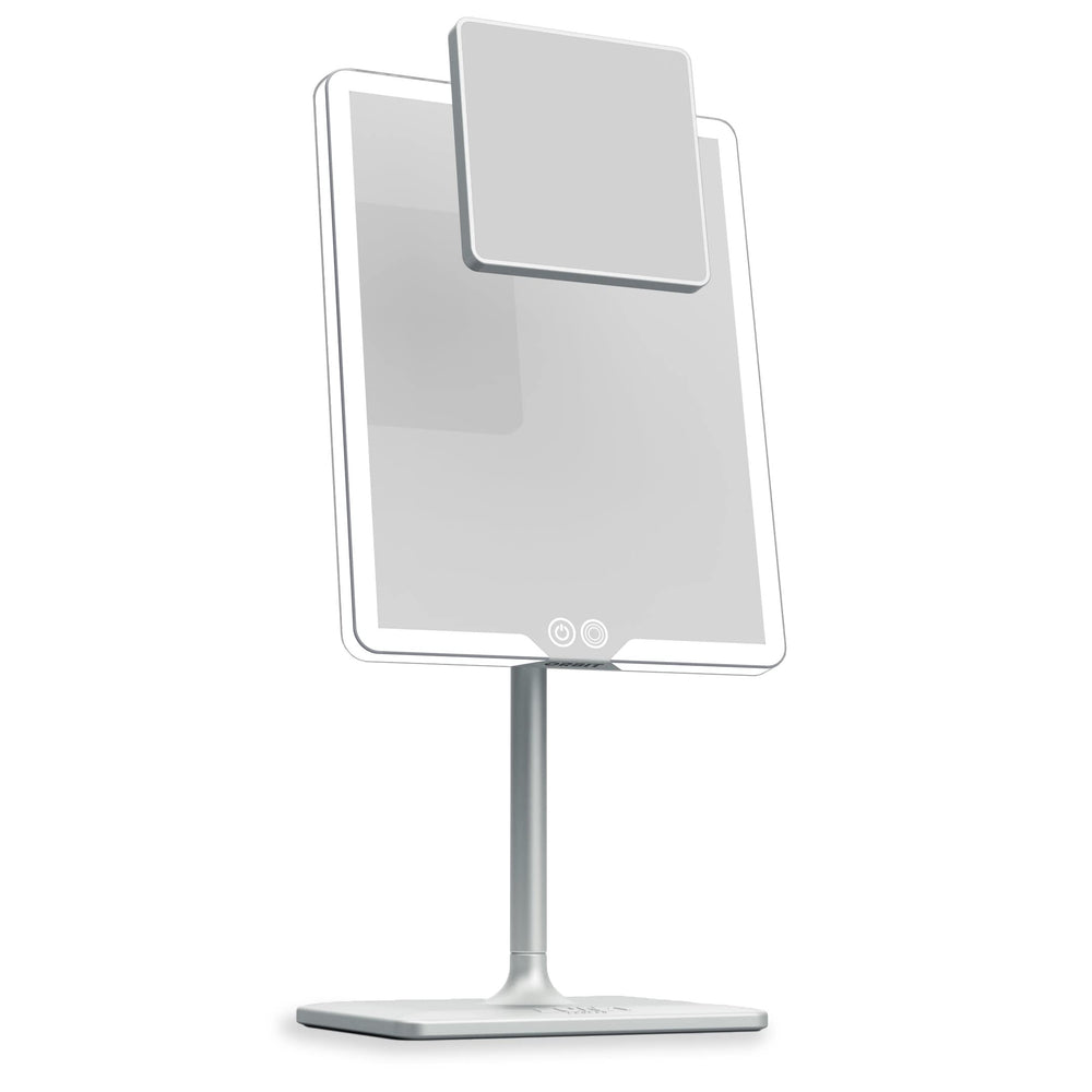 LED Vanity Mirror with Lights & 7X Magnification – Dimmable USB-C Rechargeable Tabletop Mirror