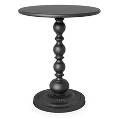 Round Metal Side Table – Small Accent End Table