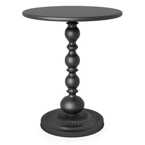 Round Metal Side Table – Small Accent End Table