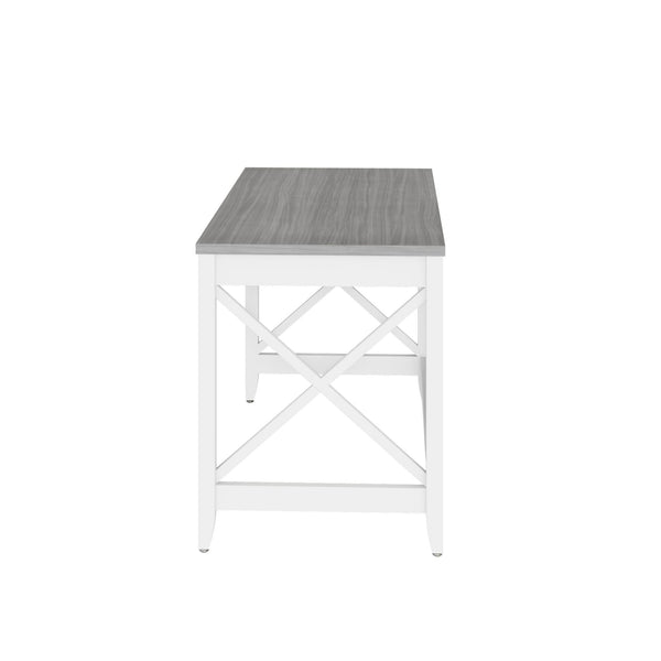 Farmhouse Writing Desk 47" | Light Grey