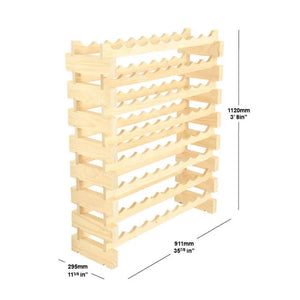 72-Bottle Stackable Wine Rack