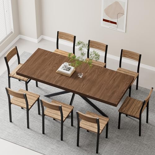 Extendable Dining Table with Hidden Leaf & Storage