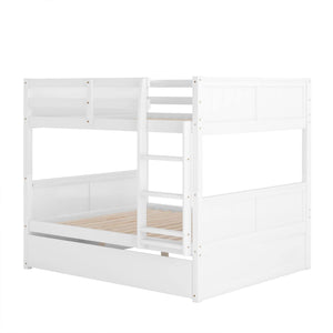 Full Over Full Bunk Bed with Trundle & Ladder