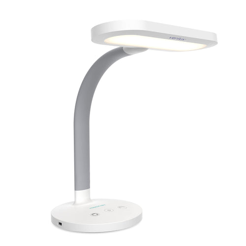 2-in-1 Light Therapy & Task Desk Lamp – UV-Free Full Spectrum LED, 10,000 LUX