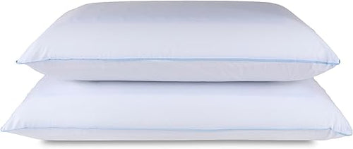 Dual Cooling Memory Foam Bed Pillow 2-Pack