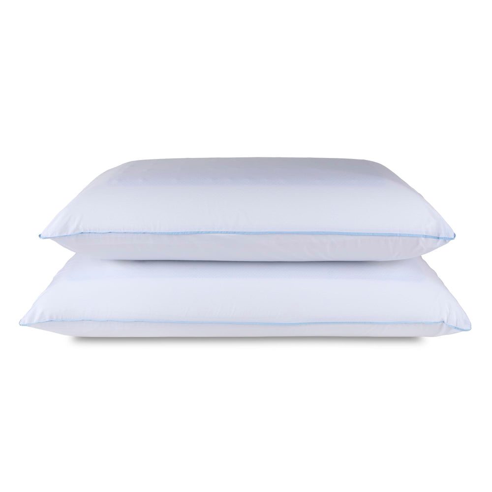Dual Cooling Memory Foam Bed Pillow 2-Pack