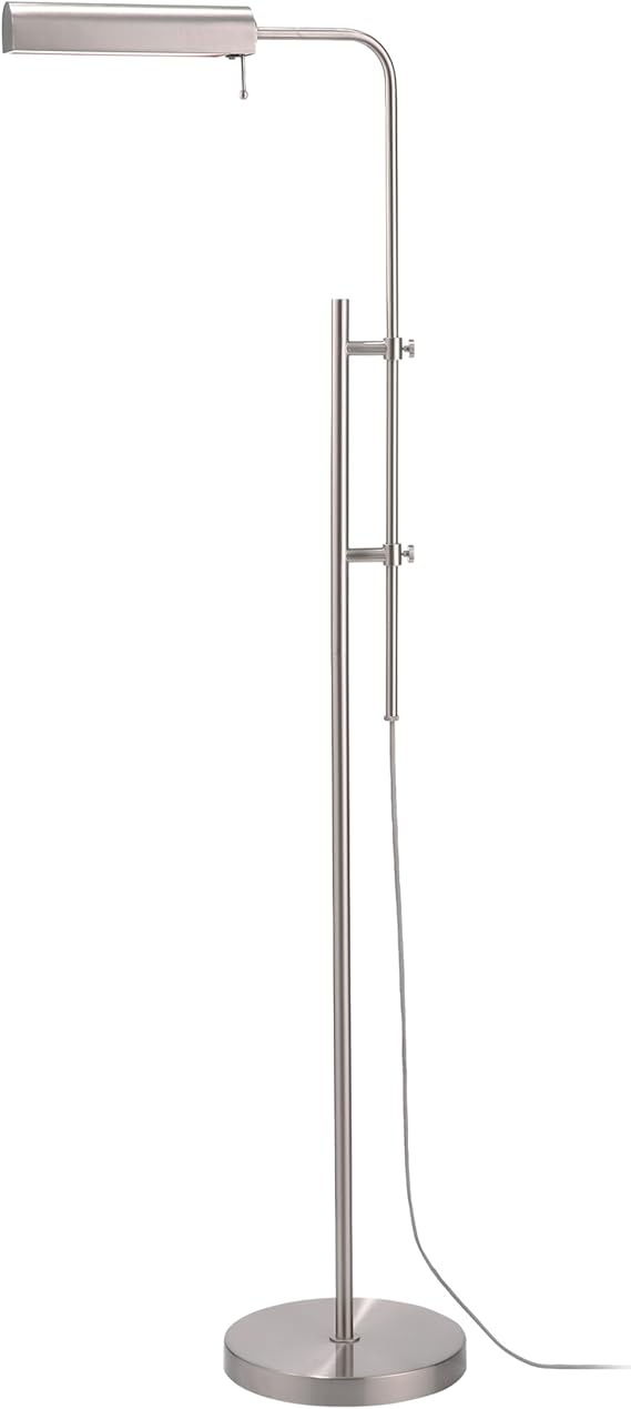 Adjustable Pharmacy Floor Lamp with Swing Arm – 10W LED