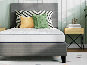 Twin XL Hybrid Mattress – 8 Inch Foam & Spring, Medium Firm, Pillow Top