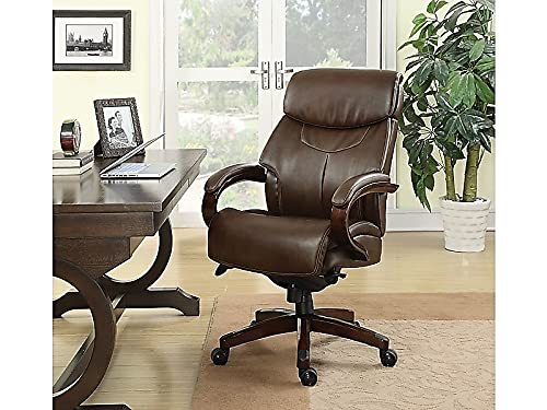 Executive Bonded Leather Office Chair – Brown