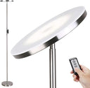 LED Torchiere Floor Lamp with Remote & Foot Switch