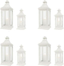 Set of 2 Vintage Metal Candle Lanterns – Indoor & Outdoor Hanging Lanterns