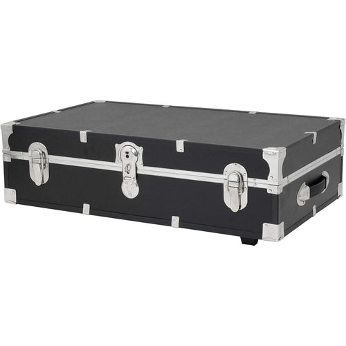Under-Bed Storage Trunk with Wheels & Lock