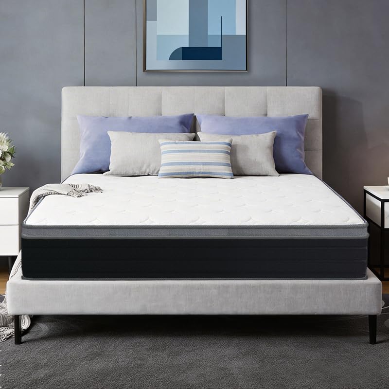 Queen Mattress 10 Inch Pocket Spring Medium Soft
