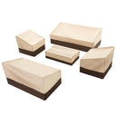 5-Piece Waterproof Patio Furniture Cover Set