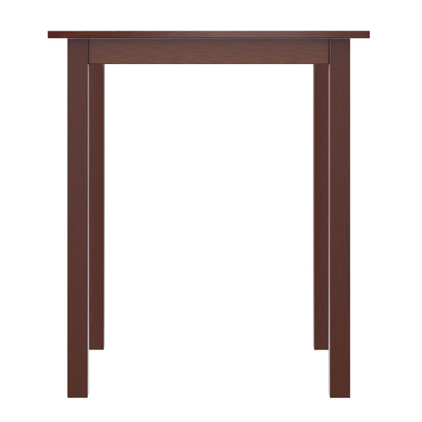 Square Solid Wood Pub Dining Table – Antique Walnut