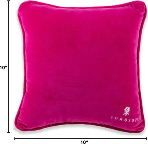 Needlepoint Decorative Throw Pillow 10" x 10"