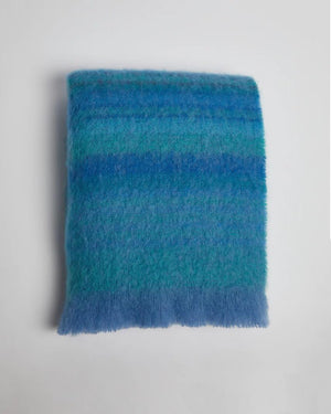 Mohair Wool Throw Blanket – Wild Atlantic Way Blue
