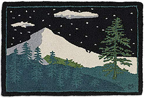 Hand-Hooked Wool Accent Rug 24 x 36 Inch