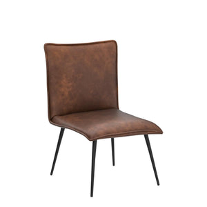 PU Leather Upholstered Dining Chairs Set of 4
