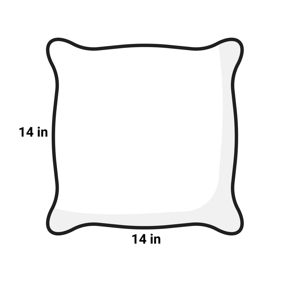 Hand-Hooked Wool Snowflake Heart Throw Pillow – 14 x 14 Inch