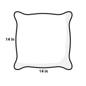 Hand-Hooked Wool Throw Pillow – Downhill Skier, 14x14, White
