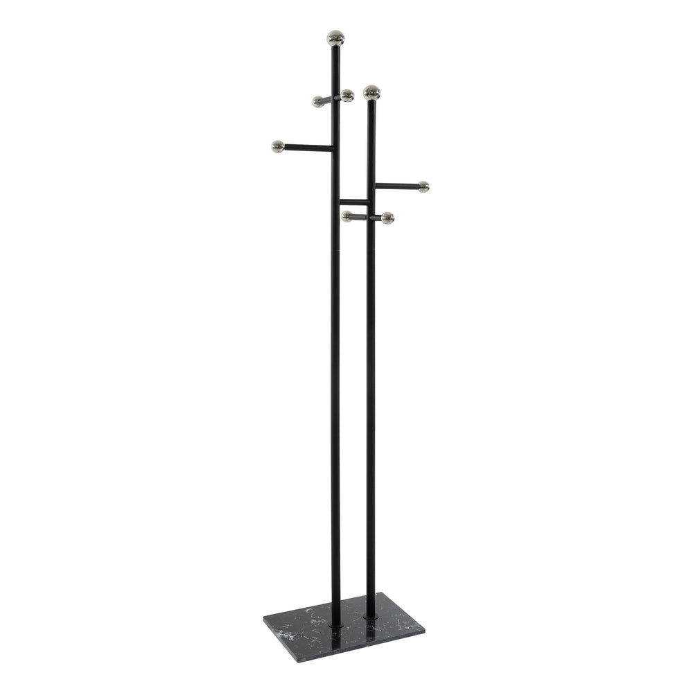 Freestanding Coat Rack with Marble Base