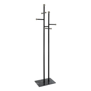 Freestanding Coat Rack with Marble Base