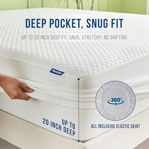 Waterproof Tencel Mattress Protector – Deep Pocket, Cooling & Hypoallergenic
