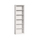 75" Tall 6-Tier Bookcase with 2 Adjustable Shelves