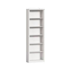 75" Tall 6-Tier Bookcase with 2 Adjustable Shelves