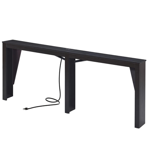 Narrow Console Table with Power Outlets & USB Ports