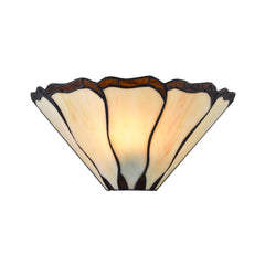 Tiffany Wall Sconce Stained Glass Hardwired – Mission Style