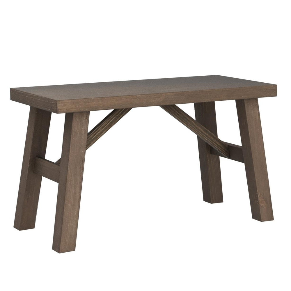 Solid Wood Farmhouse Entryway Bench