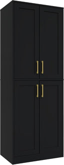 Tall Storage Cabinet with Doors & Adjustable Shelves