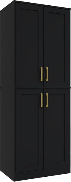 Tall Storage Cabinet with Doors & Adjustable Shelves