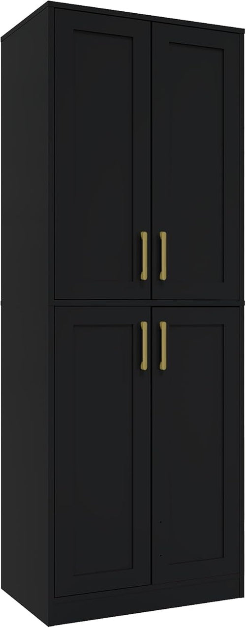 Tall Storage Cabinet with Doors & Adjustable Shelves