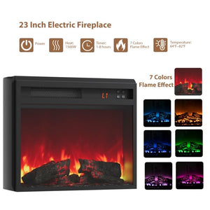 70" Electric Fireplace TV Stand – Farmhouse Entertainment Center
